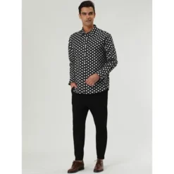 Lars Amadeus Men's Shirts Polka Dots Long Sleeve Slim Fit Printed Dress Button Down Shirt -Refrigiwear Sale Shop GUEST 006b41cf 3951 457b 8118 179bc7b9f6bc
