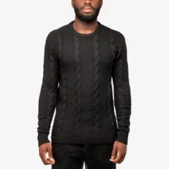 X RAY Men's Cable Knit Crewneck Pullover Sweater -Refrigiwear Sale Shop GUEST 00b82e21 bdb3 418f bae7 edf6ee60e2cc