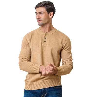Hope & Henry Mens' Long Sleeve Pullover Sweater Henley 6 Hope & Henry Mens' Long Sleeve Pullover Sweater Henley - Image 6