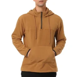 Lars Amadeus Men's Half Zip Hoodie Drawstring Fleeced Pullover Hooded Sweatshirt -Refrigiwear Sale Shop GUEST 02ecc439 4fbf 428b 8594 d9114529eb29