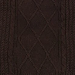 Hope & Henry Men's Organic Mock Neck Cable Sweater, Chocolate Heather, X-Large -Refrigiwear Sale Shop GUEST 06e9a23a 47b3 4bfa 85a7 66a847818d03