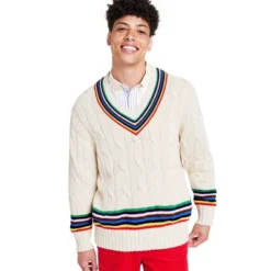Adult Croquet Stripe Cable Knit Sweater - Rowing Blazers X Target -Refrigiwear Sale Shop GUEST 0862af76 13a2 4aac afe8 754e60f74b64