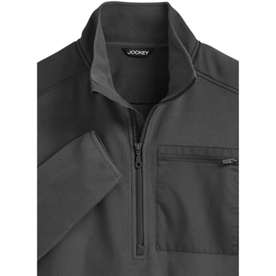 Jockey Men's Outdoors Fleece 1/2 Zip 2 Jockey Men's Outdoors Fleece 1/2 Zip - Image 2
