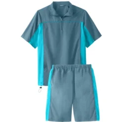 KingSize Men's Big & Tall Quarter Zip Short Sleeve Colorblock Tracksuit -Refrigiwear Sale Shop GUEST 0ae2c2b9 4db5 4149 bd0d 8b7b03336c6f