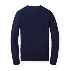Hope & Henry Mens' Organic Cotton Herringbone Cable Sweater -Refrigiwear Sale Shop GUEST 0bf4eb62 e3bb 4166 90a8 6daa37c7e7d5