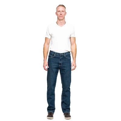 Full Blue Men's 5-Pocket Stretch Regular Fit Jean 3 Full Blue Men's 5-Pocket Stretch Regular Fit Jean - Image 3