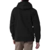 Wrangler Workwear Men's Long Sleeve Fleece Pullover With Lined Drawstring Hood
