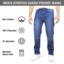 Blue Ice Men's Stretch Cargo Pocket Jeans-3 Pack -Refrigiwear Sale Shop GUEST 0d24f0a5 c652 42e5 b6d2 4e0a383af81e 2