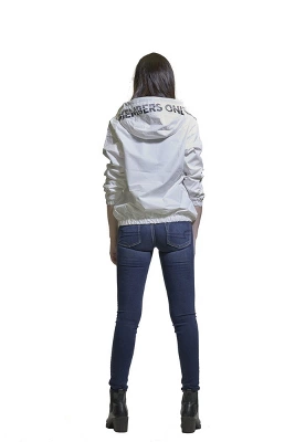 Members Only Womens Chic Light Weight Jacket With Hood 2 Members Only Womens Chic Light Weight Jacket With Hood - Image 2