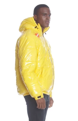 Members Only Mens Shiny Collab Puffer Jacket 3 Members Only Mens Shiny Collab Puffer Jacket - Image 3
