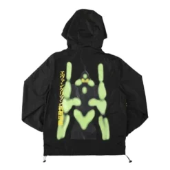 Neon Genesis Evangelion Unit-01 Crew Neck Long Sleeve Black Men’s Hooded Sweatshirt