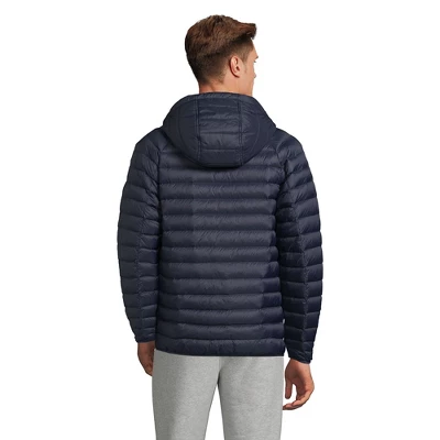 Lands' End Men's Wanderweight Ultralight Packable Hooded Down Jacket 1 Lands' End Men's Wanderweight Ultralight Packable Hooded Down Jacket