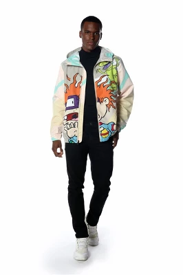 Members Only Men's Big Chucky Nickelodeon Windbreaker Jacket 3 Members Only Men's Big Chucky Nickelodeon Windbreaker Jacket - Image 3