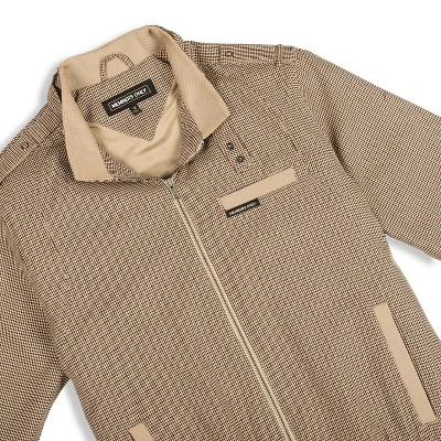 Members Only - Men's Clinton Houndstooth Iconic Racer Jacket 6 Members Only - Men's Clinton Houndstooth Iconic Racer Jacket - Image 6