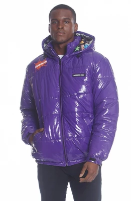 Members Only Mens Shiny Collab Puffer Jacket 6 Members Only Mens Shiny Collab Puffer Jacket - Image 6