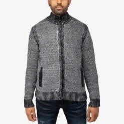 X RAY Men's Full Zip Cardigan Sweater, Casual Slim Fit Long Sleeve Knitted Zip Up Jacket For Fall & Winter -Refrigiwear Sale Shop GUEST 1b0b0d8d 7095 4a5b b741 871df2760439