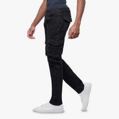 X RAY Men's Slim Fit Cargo Pocket Denim Jeans 2 X RAY Men's Slim Fit Cargo Pocket Denim Jeans - Image 2