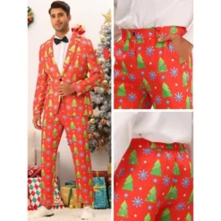 Lars Amadeus Men's Flat Front Funny Party Cosplay Costume Christmas Printed Pants -Refrigiwear Sale Shop GUEST 1be265bc 2179 45b2 b61c f7153dfe5404