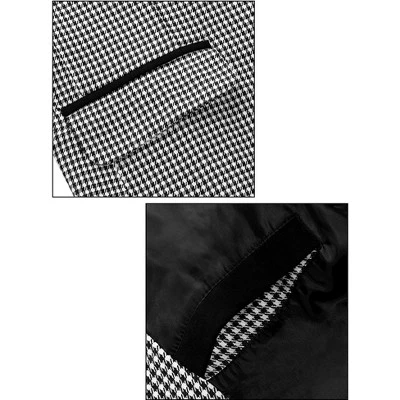 Lars Amadeus Men's Plaid Pattern Button Down Slim Fit Casual Jacket Blazer 5 Lars Amadeus Men's Plaid Pattern Button Down Slim Fit Casual Jacket Blazer - Image 5