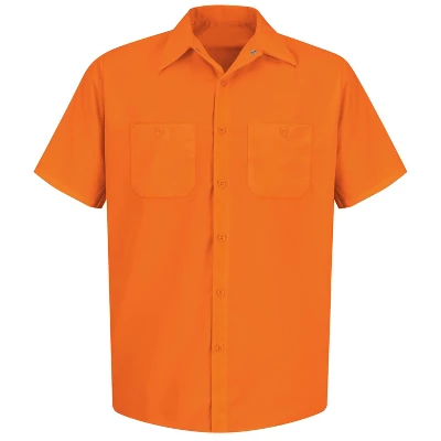 Red Kap® Short Sleeve Enhanced Visibility Work Shirt 3 Red Kap® Short Sleeve Enhanced Visibility Work Shirt - Image 3