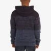 X RAY Men's Slim Fit Knitted Hoodie Sweater, Casual Color Block Hooded Pullover Top