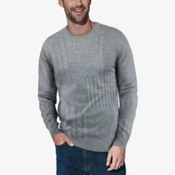 X RAY Men's Crewneck Mixed Texture Sweater 13 X RAY Men's Crewneck Mixed Texture Sweater -Refrigiwear Sale Shop GUEST 21de450a d5b9 4389 b623 ea2429f3303c