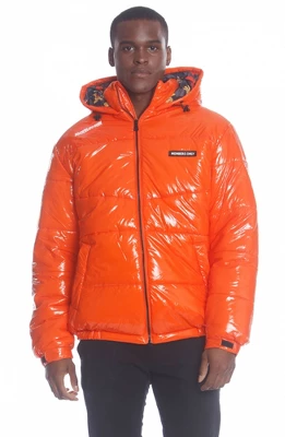 Members Only Mens Shiny Collab Puffer Jacket 5 Members Only Mens Shiny Collab Puffer Jacket - Image 5