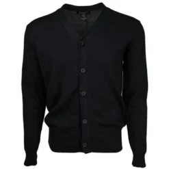 Solid Button Cotton Cardigan Sweater For Men From Marquis