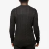X RAY Men's Cable Knit Crewneck Pullover Sweater