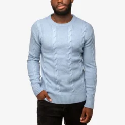 X RAY Men's Cable Knit Crewneck Pullover Sweater -Refrigiwear Sale Shop GUEST 2536e5b9 20da 4b80 a96c 88a6ad9f3de6