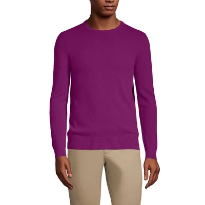Lands' End Men's Fine Gauge Cashmere Crewneck Sweater 2 Lands' End Men's Fine Gauge Cashmere Crewneck Sweater - Image 2