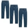 Men's 3 Pack Denim Stretch Fit Jeans