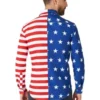 Suitmeister Men's Party Shirt - USA Flag - Multicolor