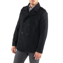 Alpine Swiss Jake Mens Wool Pea Coat Double Breasted Peacoat Jacket -Refrigiwear Sale Shop GUEST 2d56abfd 62f9 497c a8a6 df04946548a3