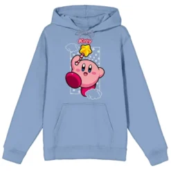 Kirby Main Character With Star Rod Full Sleeve Men's Light Blue Hoodie -Refrigiwear Sale Shop GUEST 2e2fa21c e1c2 497e a7b9 b31cb4cac0c8