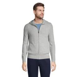 Lands' End Men's Cashmere Full Zip Hoodie -Refrigiwear Sale Shop GUEST 305a855f 8da6 4da3 9ff8 62b38daf3886