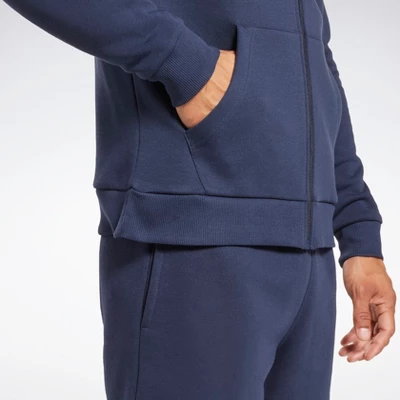 Reebok Identity Fleece Full-Zip Hoodie Mens 3 Reebok Identity Fleece Full-Zip Hoodie Mens - Image 3