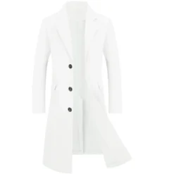 Lars Amadeus Men's Winter Single Breasted Notched Lapel Long Overcoat 17 Lars Amadeus Men's Winter Single Breasted Notched Lapel Long Overcoat -Refrigiwear Sale Shop GUEST 30f5ba2f 5613 4bbc 86a9 10814f42e01f