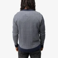 X RAY Men's Herringbone Cardigan Sweater