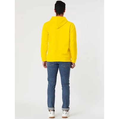 Lars Amadeus Men's Plush Lined Pullover Hoodie Solid Long Sleeves Hooded Sweatshirts With Pocket 4 Lars Amadeus Men's Plush Lined Pullover Hoodie Solid Long Sleeves Hooded Sweatshirts With Pocket - Image 4