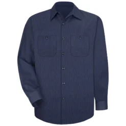 Red Kap® Men's Long Sleeve Durastripe® Work Shirt