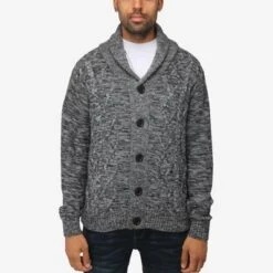 X RAY Men's Shawl Collar Cable Knit Cardigan 19 X RAY Men's Shawl Collar Cable Knit Cardigan -Refrigiwear Sale Shop GUEST 38265a26 7b9c 430c a0cd 359b268b78fc