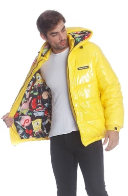 Members Only Mens Shiny Collab Puffer Jacket 1 Members Only Mens Shiny Collab Puffer Jacket