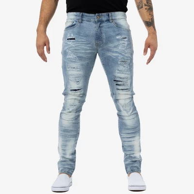 RAW X Men's Fashion Rip Destroyed Distressed Washed Denim Jean Pant 6 RAW X Men's Fashion Rip Destroyed Distressed Washed Denim Jean Pant - Image 6