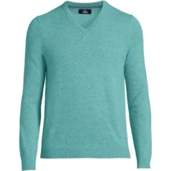 Lands' End Men's Fine Gauge Cashmere V-neck Sweater -Refrigiwear Sale Shop GUEST 3baa9ccb d33a 456c b1d7 4f61028553a7