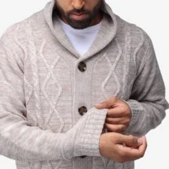 X RAY Men's Shawl Collar Cable Knit Cardigan 16 X RAY Men's Shawl Collar Cable Knit Cardigan -Refrigiwear Sale Shop GUEST 40935ba8 de8b 40b3 8b60 1989b880dd13