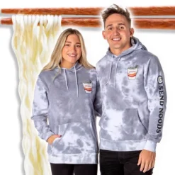 Maruchan Ramen Noodles Men's Send Noodles Adult Tie Dye Pullover Hoodie -Refrigiwear Sale Shop GUEST 42b01c10 cd68 4f45 af6f d895d031001b