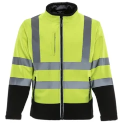 RefrigiWear Men's High Visibility Softshell Safety Jacket With Reflective Tape -Refrigiwear Sale Shop GUEST 4500b064 9ed9 40d4 87ae 946b1dff47ae