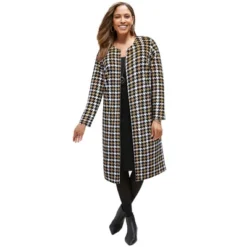 Jessica London Women’s Plus Size 2-Piece Ponte Jacket Dress