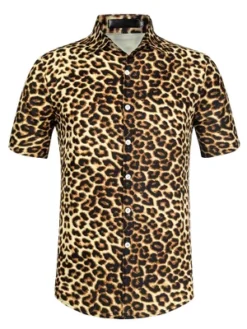 Lars Amadeus Men's Casual Summer Animal Leopard Printed Short Sleeves Button Shirts 12 Lars Amadeus Men's Casual Summer Animal Leopard Printed Short Sleeves Button Shirts -Refrigiwear Sale Shop GUEST 49199e75 a6eb 4f76 bdbe c8ca9f38cf3e